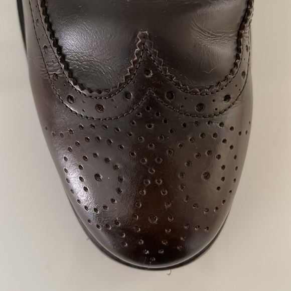 Massimo Dutti leather Oxfords. - Picture 6 of 8